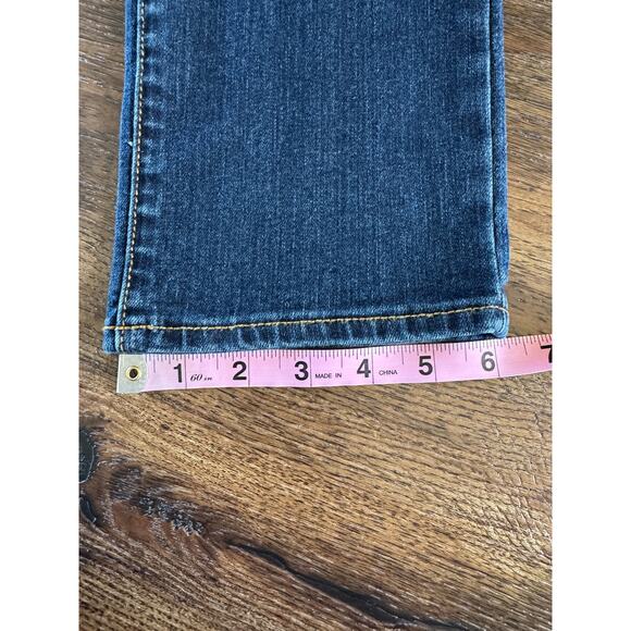 Apt. 9 | Women's Blue Straight Jeans | Size 8P | 1053 - Picture 7 of 9
